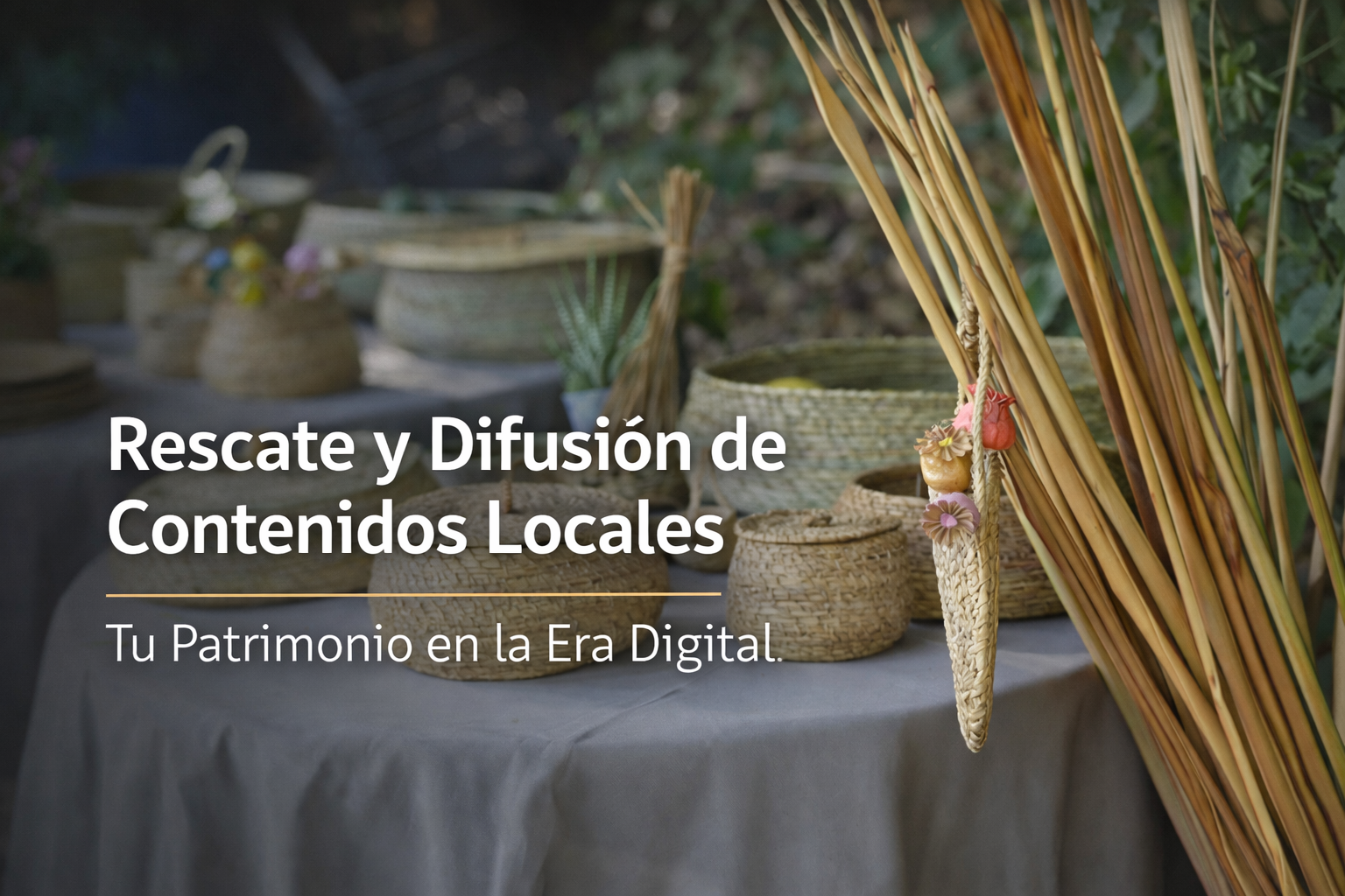 Rescate y Difusión de Contenidos Locales. Tu Patrimonio en la Era Digital - Agosto 2026